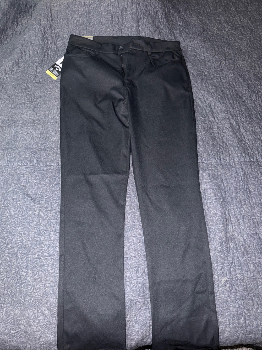 Callaway Men's Black Dress Pants – Tailored Straight Leg